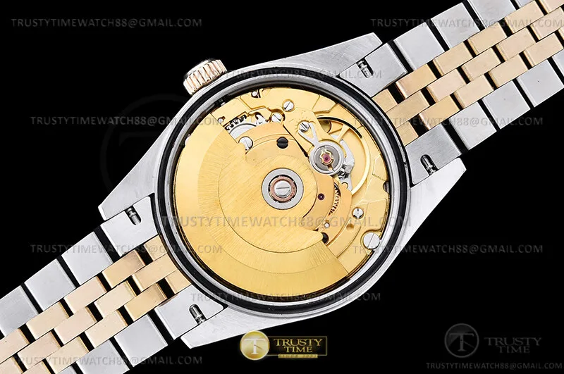 RMDJ0279A -DJ Midsize 31mm Jub Flt Wrp YG/SS M-Blk/Dia GMF A2824