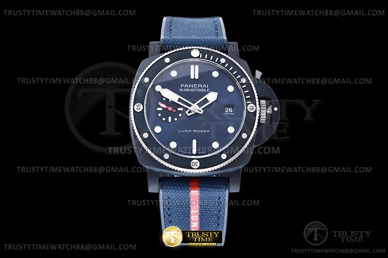 PN1466VRU - PAM1466 Submersible Luna Rossa CER/RU Blue VSF P900