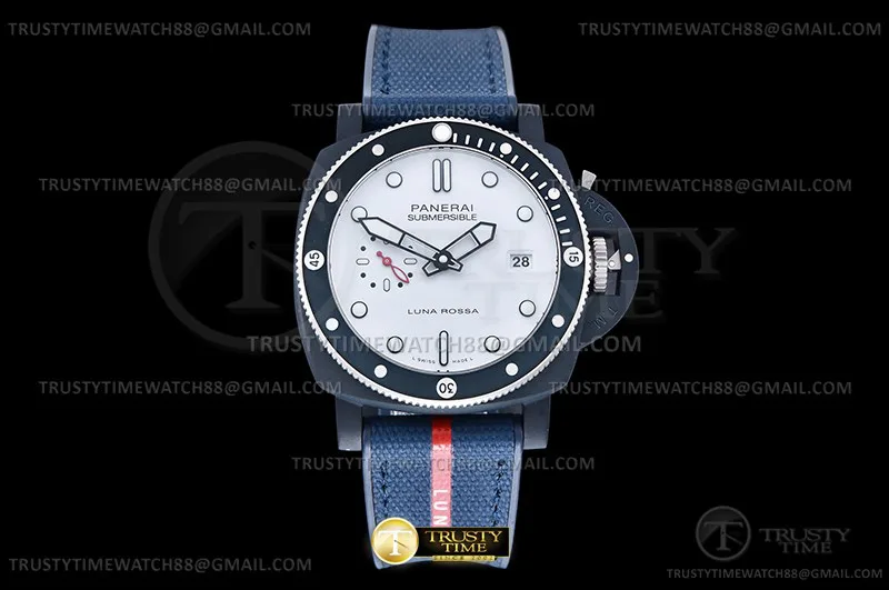 PN1543VRU - PAM1543 Submersible Luna Rossa CER/RU Bianco VSF P900