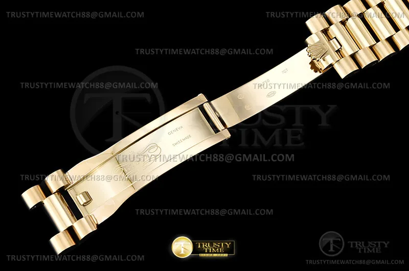 RDD0357F - DayDate 40mm 904L B.Dia YG/YG O-Grn/Rm GMF A2836