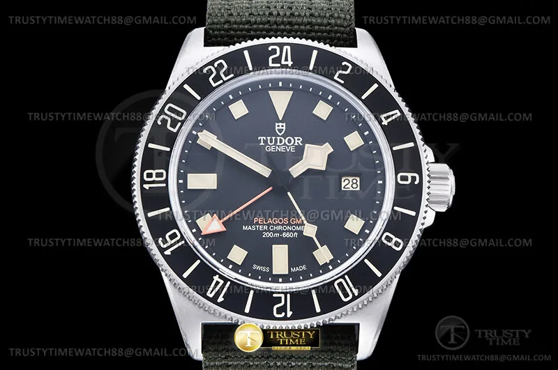 TUD108 - Pelagos FXD GMT 42mm TI/NY Nero M+F Asia 2836
