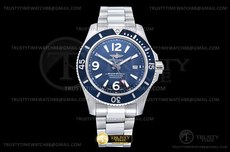 BSW0531B - Superocean 44mm V2 SS/SS Blue TF Asia 2824