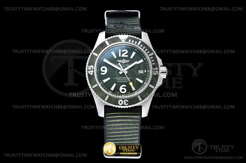 BSW0532F - Superocean 44mm V2 SS/NY Verde TF Asia 2824