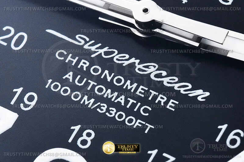 BSW0539B - Superocean 44mm V2 SS/SS Black/Stk TF Asia 2824
