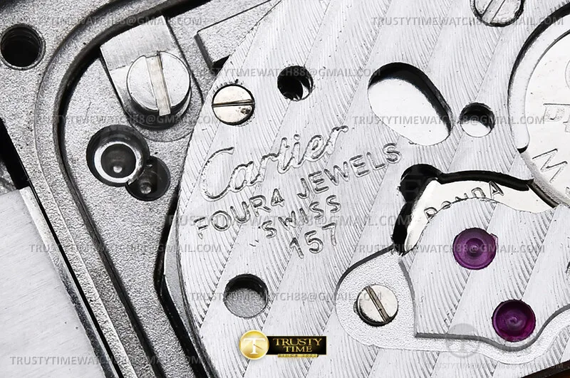 CAR0615B - Ladies Tank Francaise Sml Dia SS/SS Sil 8848F Sw Qtz