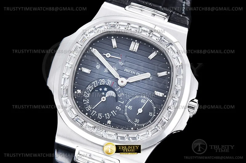 PP0517A - Nautilus Moon Phase 5724G SS/LE Grey PPF V3 A240