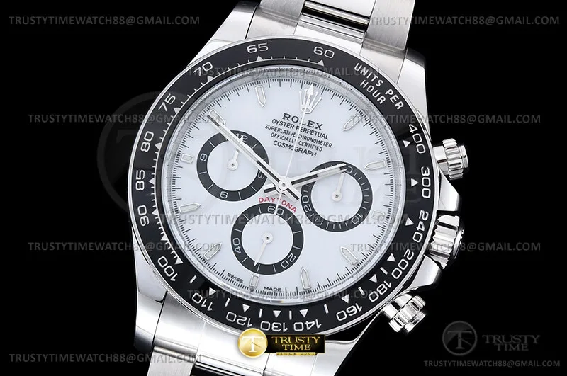 ROLDYT0646A - Daytona 126500 CER SS/SS White 904L BTF DD4131