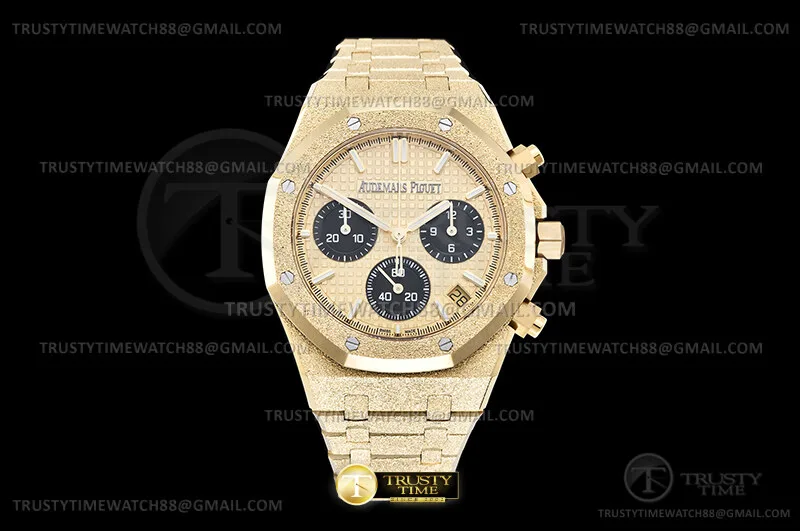 AP0906 - Royal Oak Chrono 26240 Frosted YG/YG YG/Stk APSF SH4401