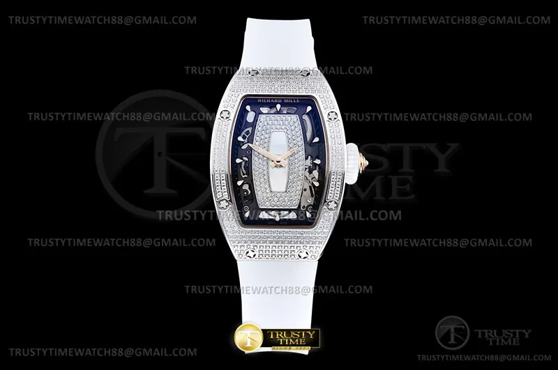 RM0281A - RM07-01 Crested Diam SS/RU Wht/W.MOP Skele ZF CRMA2