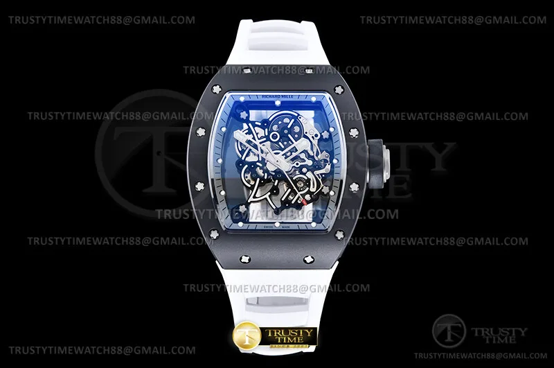 RM0283B - RM055 Bubba Watson Wht CER/SS/RU Grau Skele MLF RMUL2