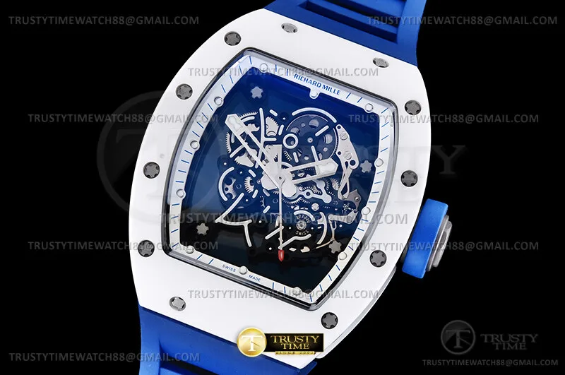 RM0284B - RM055 Bubba Watson Wht CER/RU D.Blue Skele MLF RMUL2