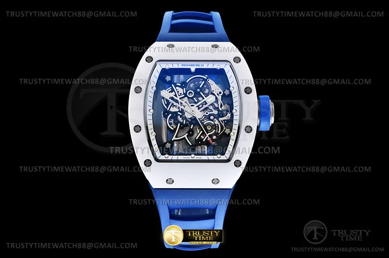 RM0284B - RM055 Bubba Watson Wht CER/RU D.Blue Skele MLF RMUL2