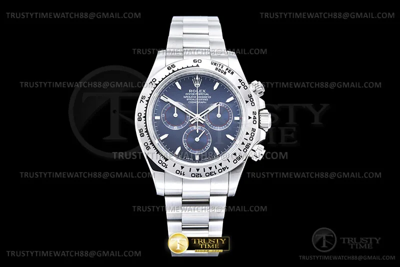 ROLDYT0664A - Daytona 126509 SS/SS Blue/Stk THB SH4131-2