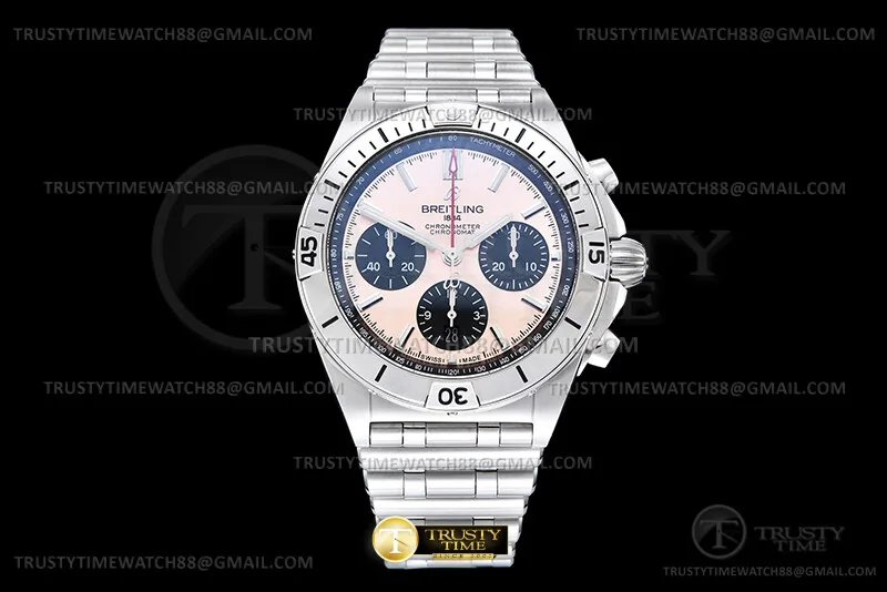 BSW0542D - Chronomat B01 V2 SS/SS Brown/Blk/Stk TF Asia 7750