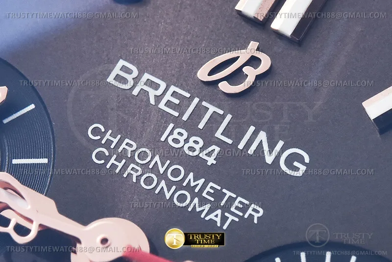 BSW0543C - Chronomat B01 V2 RG/SS Brown/Blk/Stk TF Asia 7750