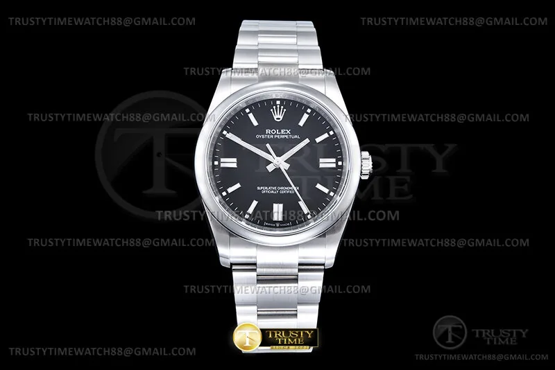 ROYP043E - Oyster Pert. 36mm 126000 SS/SS Black KRF VR3230