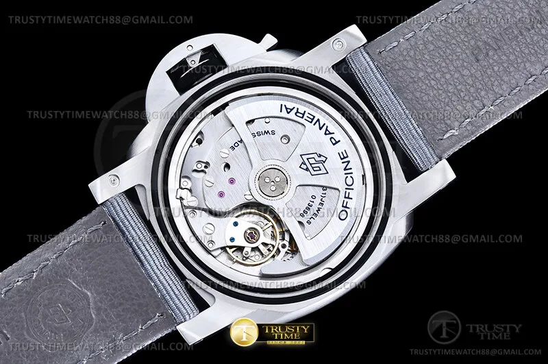 PN1358VNY - PAM1358 Lum. Marina eSteel 44mm SS/NY Grey VSF P9010