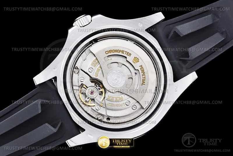 ROLYM266A - YachtMaster 226659 42mm 316F SS/RU Blk EWE A3235