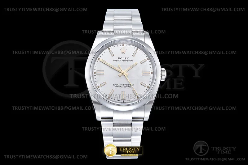 ROYP044A - Oyster Pert. 36mm 126000 SS/SS Silber EWE A3230