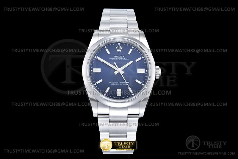 ROYP044G - Oyster Pert. 36mm 126000 SS/SS Blu EWE A3230
