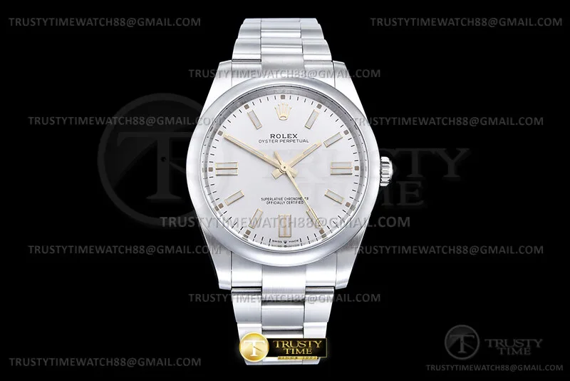 ROYP045A - Oyster Pert. 41mm 124300 SS/SS Silver EWE A3230