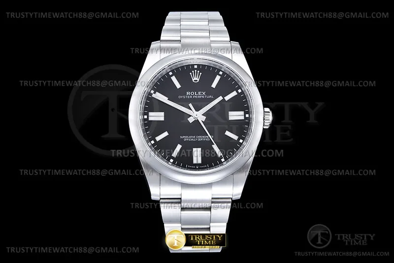 ROYP045E - Oyster Pert. 41mm 124300 SS/SS Nero EWE A3230