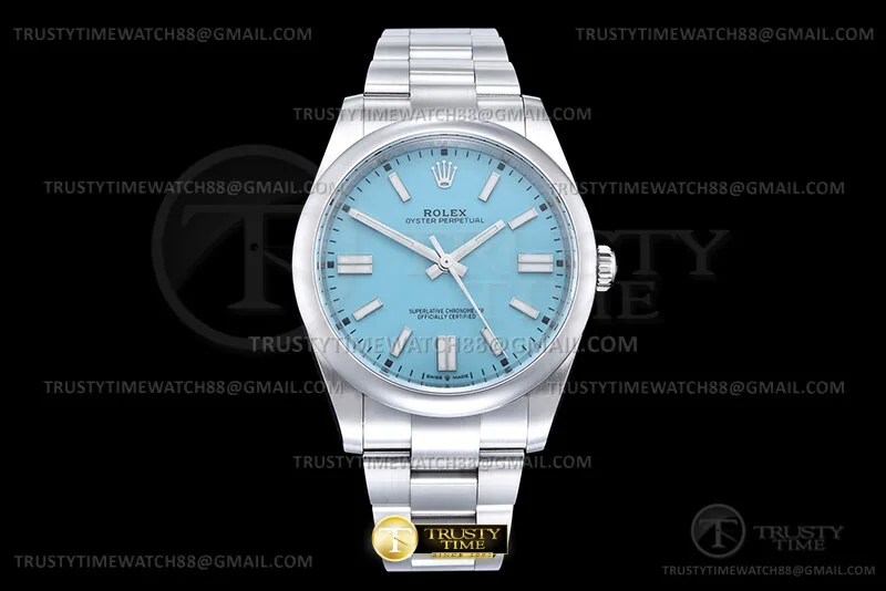ROYP045F - Oyster Pert. 41mm 124300 SS/SS T.Blue EWE A3230
