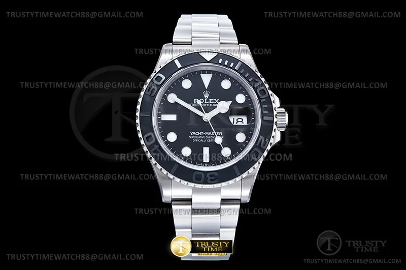 ROLYM267 - YachtMaster 226627 42mm TI/TI Blk QF QF3235