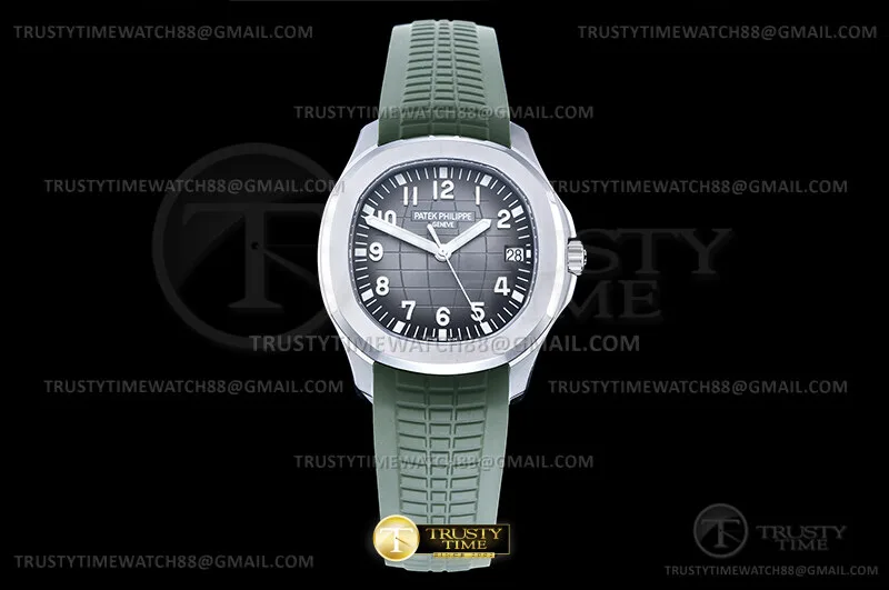PP0524C - Aquanaut Ref.5167 verde SS/RU negro/Num DDF DD324