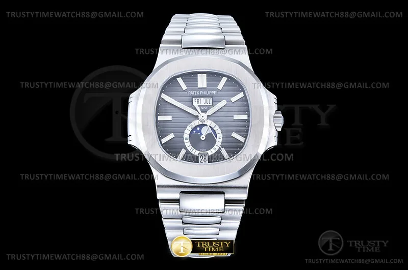 PP0526B - Nautilus Annual Cal. 5726A SS/SS Grey DF MY9015