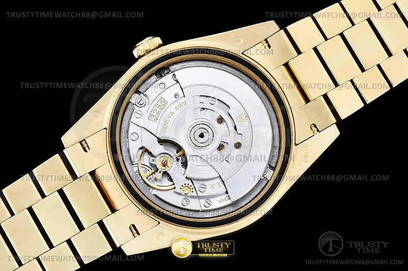 RDD0361A - DayDate 40mm 904L Flt Wt YG/YG Wht/Rm/Stk TMF SH3255