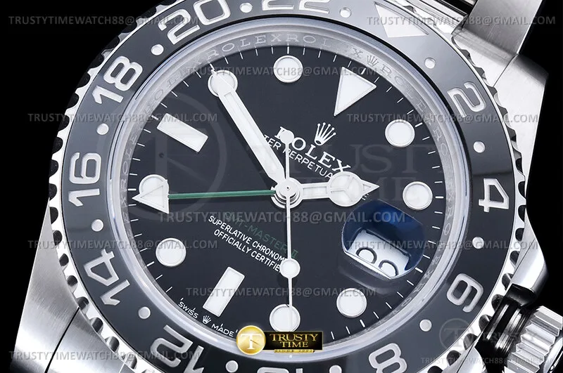 ROLGMT0360C - GMT II 126710GRNR Oys SS/SS Blk SEEK VR3285v3