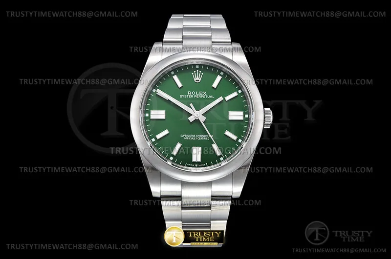 ROYP047G - Oyster Pert 41mm 124300 SS/SS Verde BPF VR3230