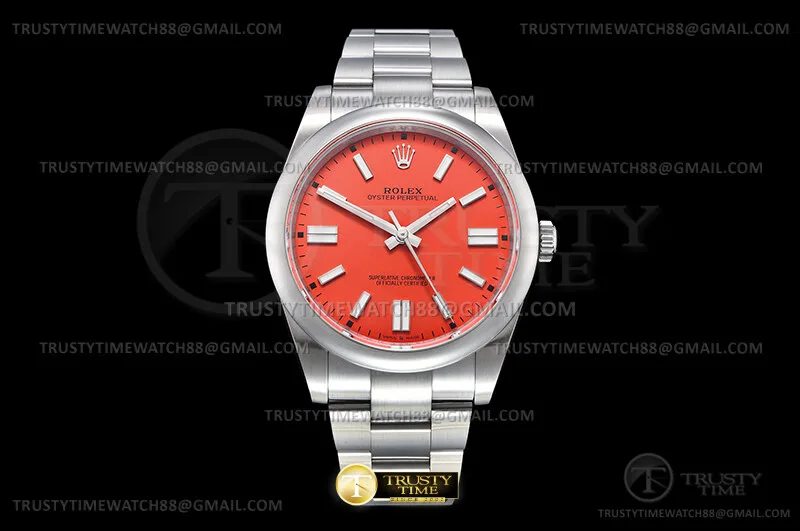 ROYP047I - Oyster Pert 41mm 124300 SS/SS Rosso BPF VR3230