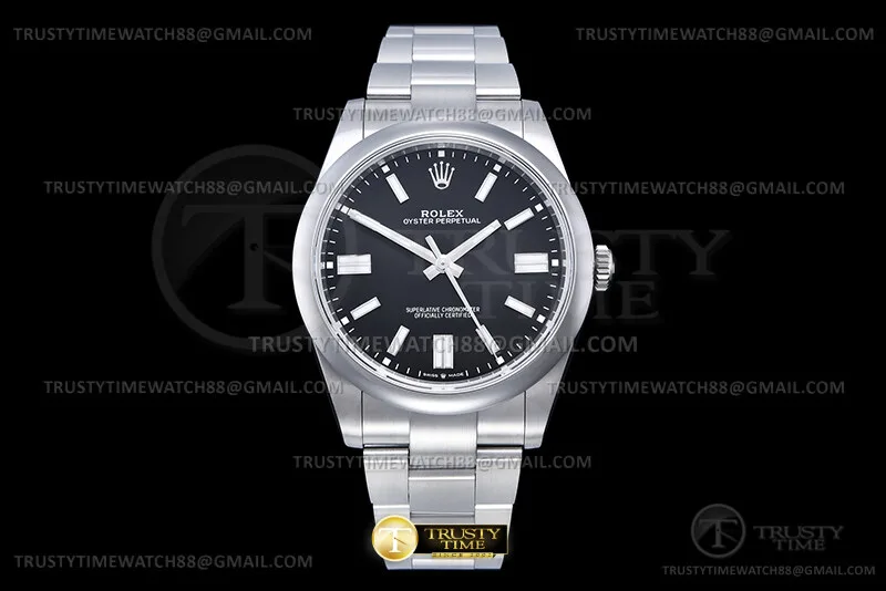 ROYP049B - Oyster Pert 41mm 124300 Oys SS/SS Nero VSF V2 VS3230