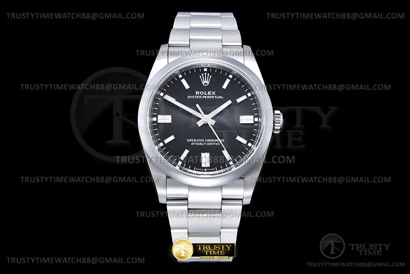 ROYP050A - Oyster Pert 36mm 904 126000 SS/SS Blk VSF V2 VS3230