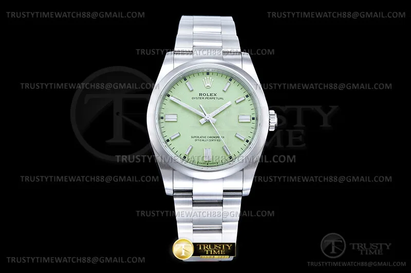 ROYP051A - Oyster Pert 36mm 904 126000 SS/SS P.Grn VSF V2 VS3230