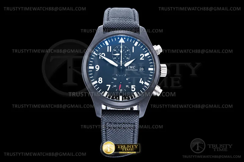IWC0566B - Pilot Chrono Top Gun IW389001 CER/NY Blk APSF A7750