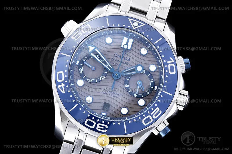 OMG0905A - Seamaster 300m Chrono SS/SS Grey N1F Asia 9900