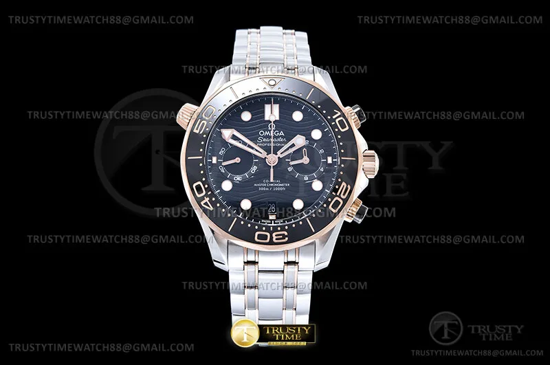 OMG0905E - Seamaster 300m Chrono SS/SS noir N1F Asia 9900