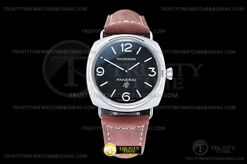 PN753HLE - PAM753 Radiomir Base Logo SS/LE Blk HWF A6497