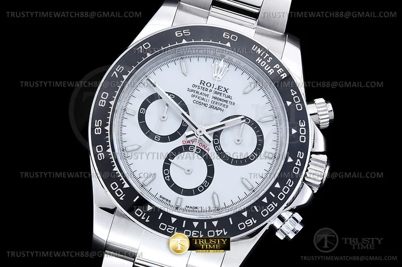 ROLDYT0710A - Daytona 126500LN SS/SS Wht/Stk 904L UFO UF4131