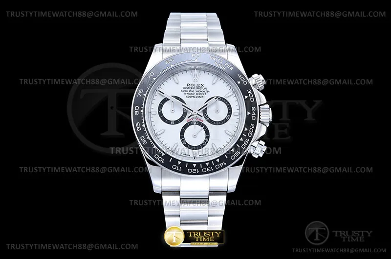ROLDYT0710A - Daytona 126500LN SS/SS Wht/Stk 904L UFO UF4131