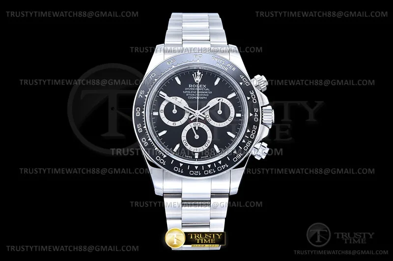 ROLDYT0710B - Daytona 126500LN SS/SS Blk/Stk 904L UFO UF4131
