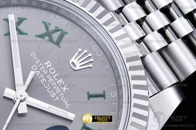 R2DJ0500G - DJ2 41mm Jub Flt 904L SS/SS Gry/Rmn SEEK SH3235 - Imagen 4
