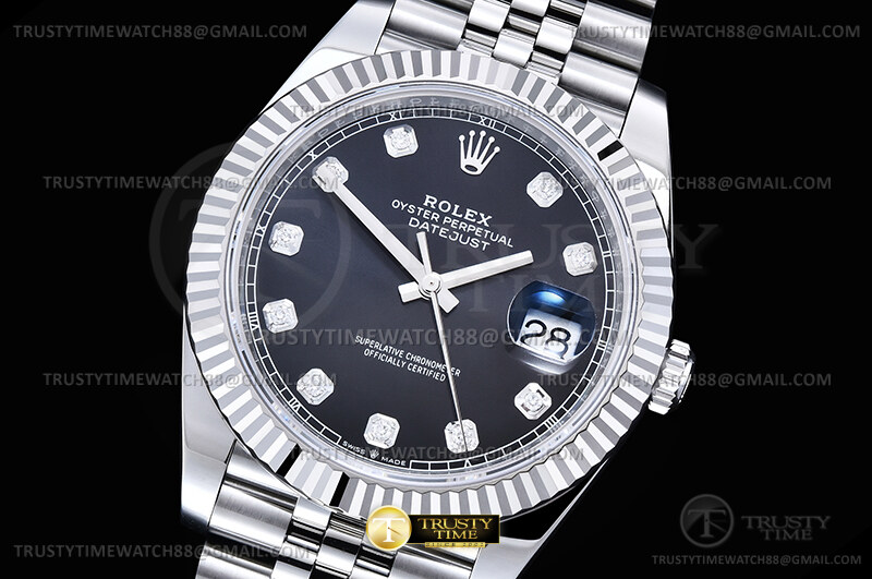R2DJ0501A - DJ2 41mm Jub Flt 904L SS/SS Blk/Dia SEEK SH3235
