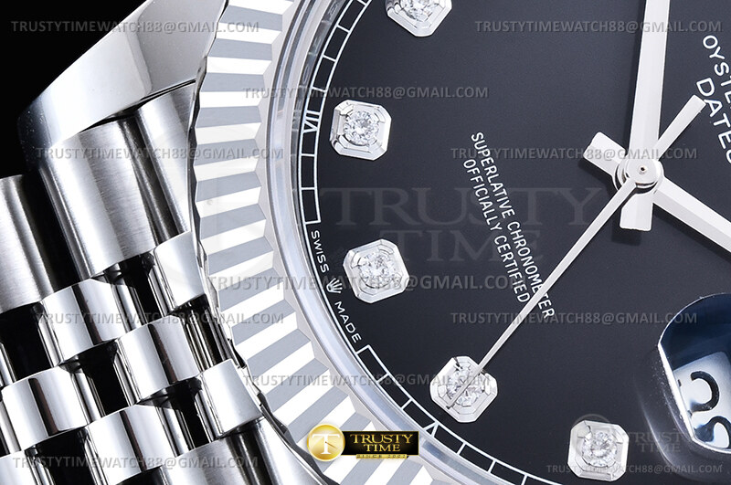 R2DJ0501A - DJ2 41mm Jub Flt 904L SS/SS Blk/Dia SEEK SH3235 – Image 4