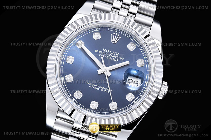 R2DJ0501C - DJ2 41mm Jub Flt 904L SS/SS Blu/Dia SEEK SH3235
