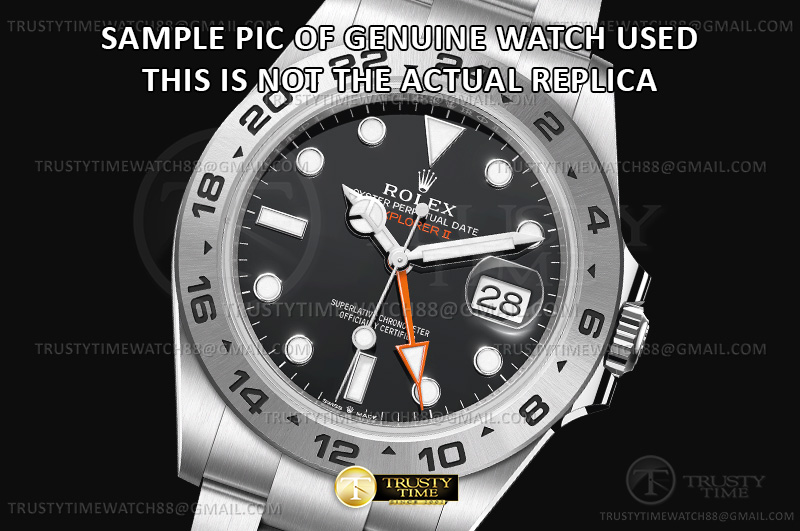 ROLEXP2059B - Explorer II 226570 SS/SS Black CLEAN PLUS DD3285