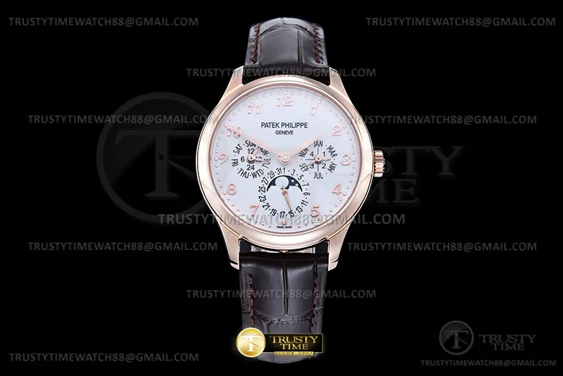 PP0533B - Perpetual Calendar 5327R RG/LE Wht/Num 3KF A240